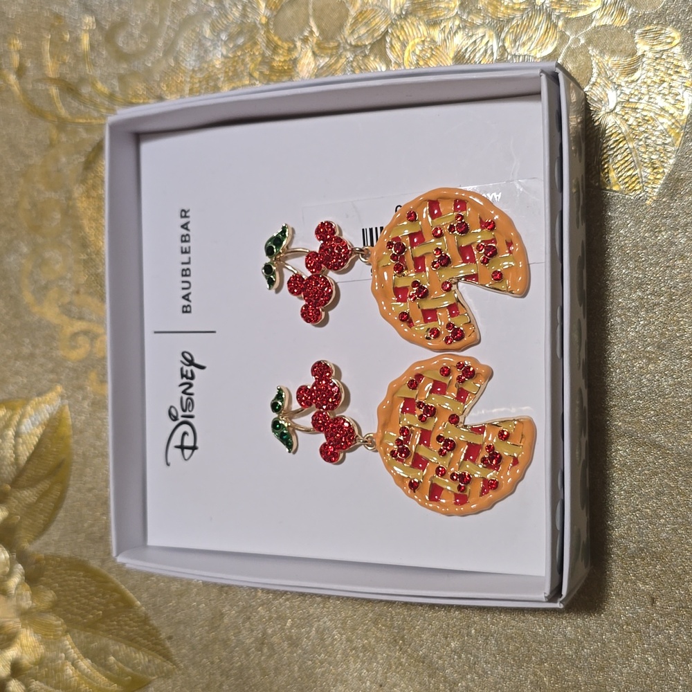 Disney x Baublebar Mickey and Minnie Pie Earrings